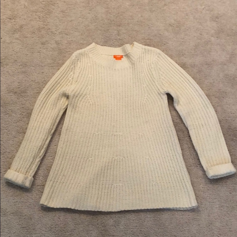 Joe Fresh Ivory tunic sweater